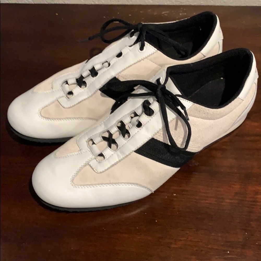 Calvin Klein black white fashion sneaker